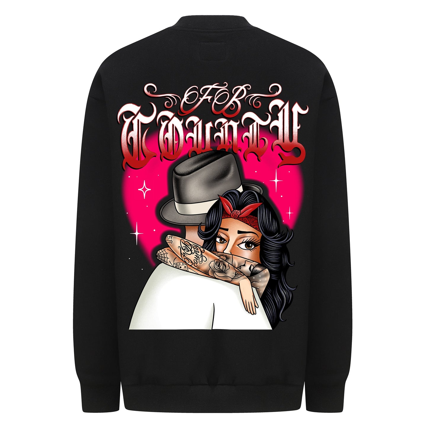 FB County Heavyweight Oversized Love Graphic Fleece Crewneck