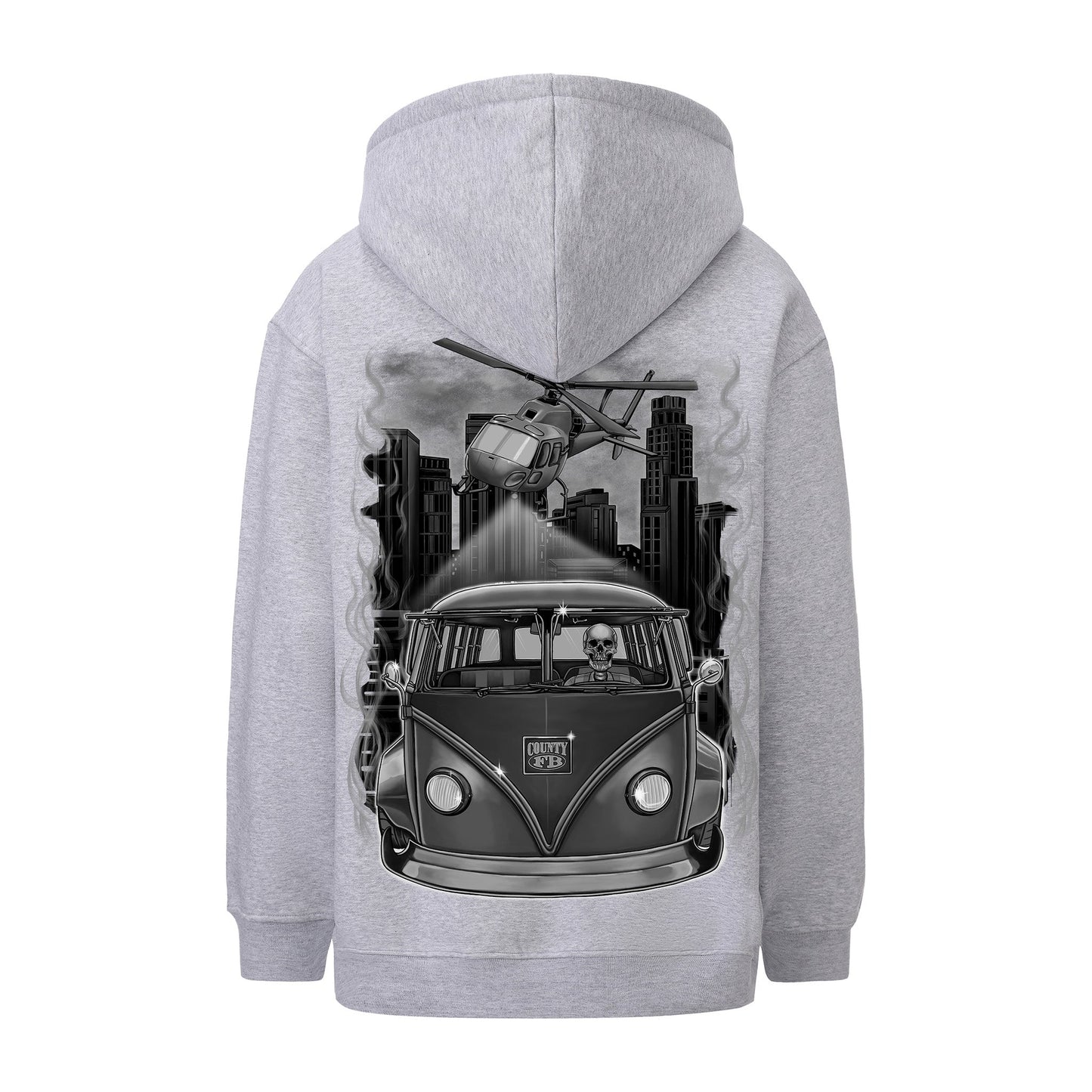 FB County Heavyweight Oversized Graphic Hoodies