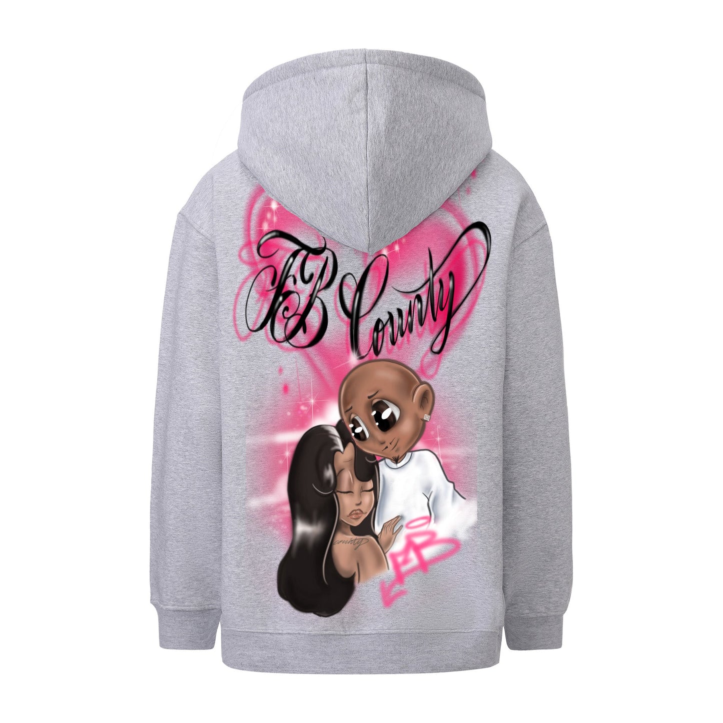 FB County Heavyweight Oversized Graphic Hoodies