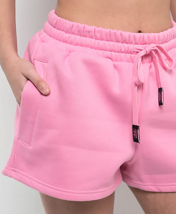 FB County Fleece Rhinestone Shorts