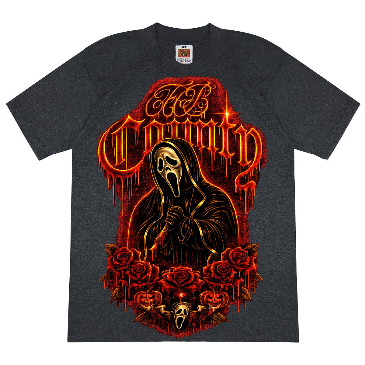 FB County Halloween Graphic Heavy Hard T-Shirts - (JUMBO PRINTS)
