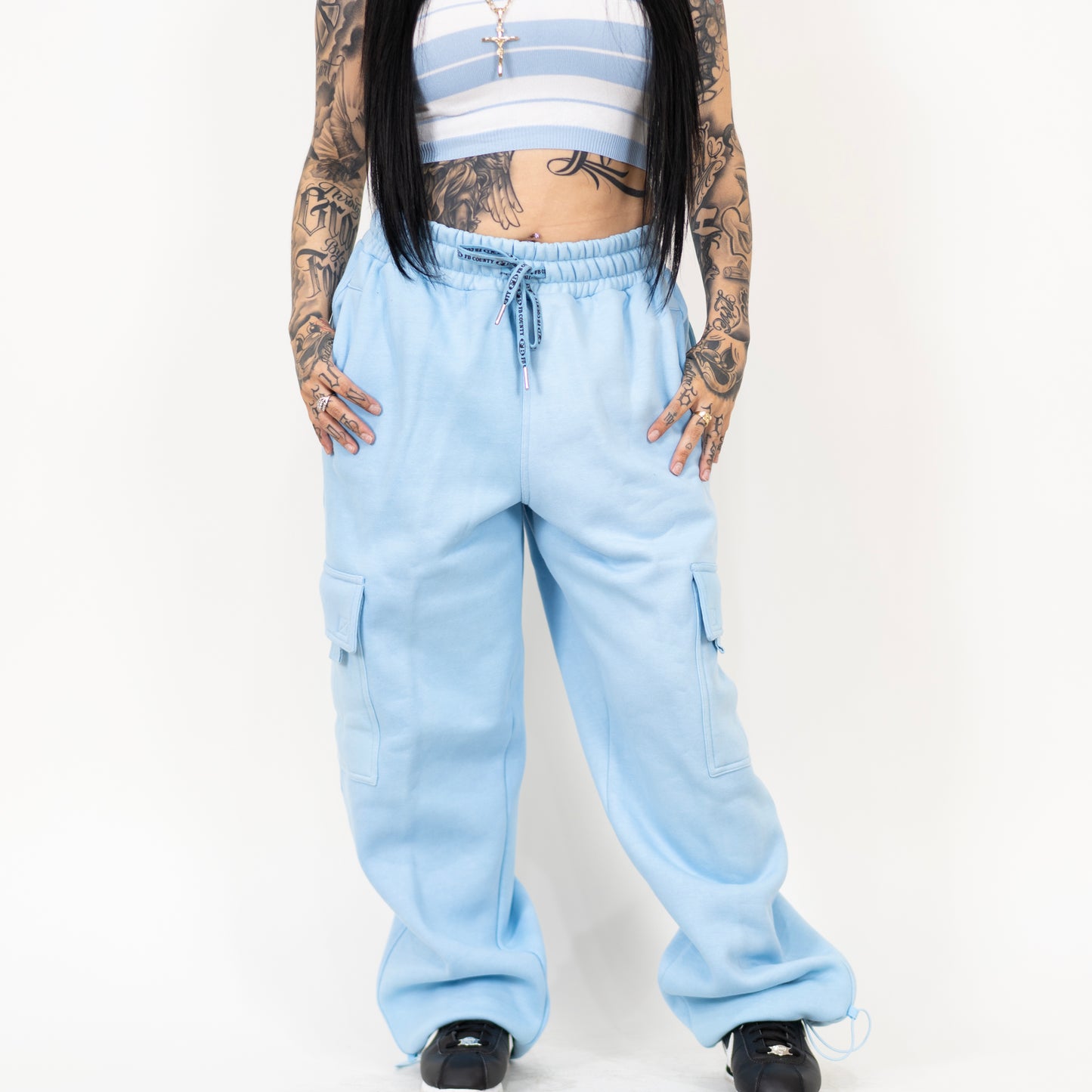 FB County Heavyweight Baggy Cargo Sweatpant