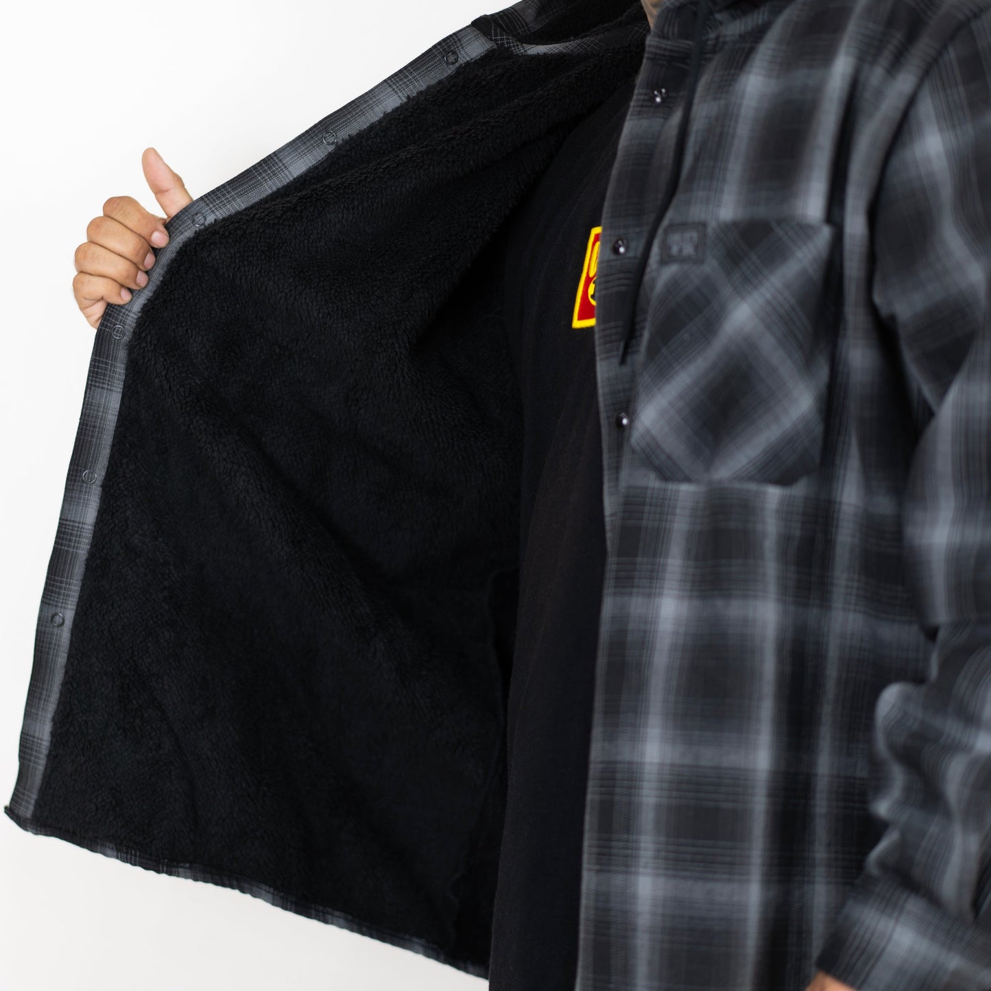 FB County Sherpa Flannel Hooded Jacket