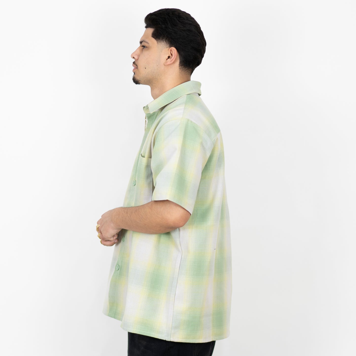 FB County Short Sleeve Checker Flannel Shirt