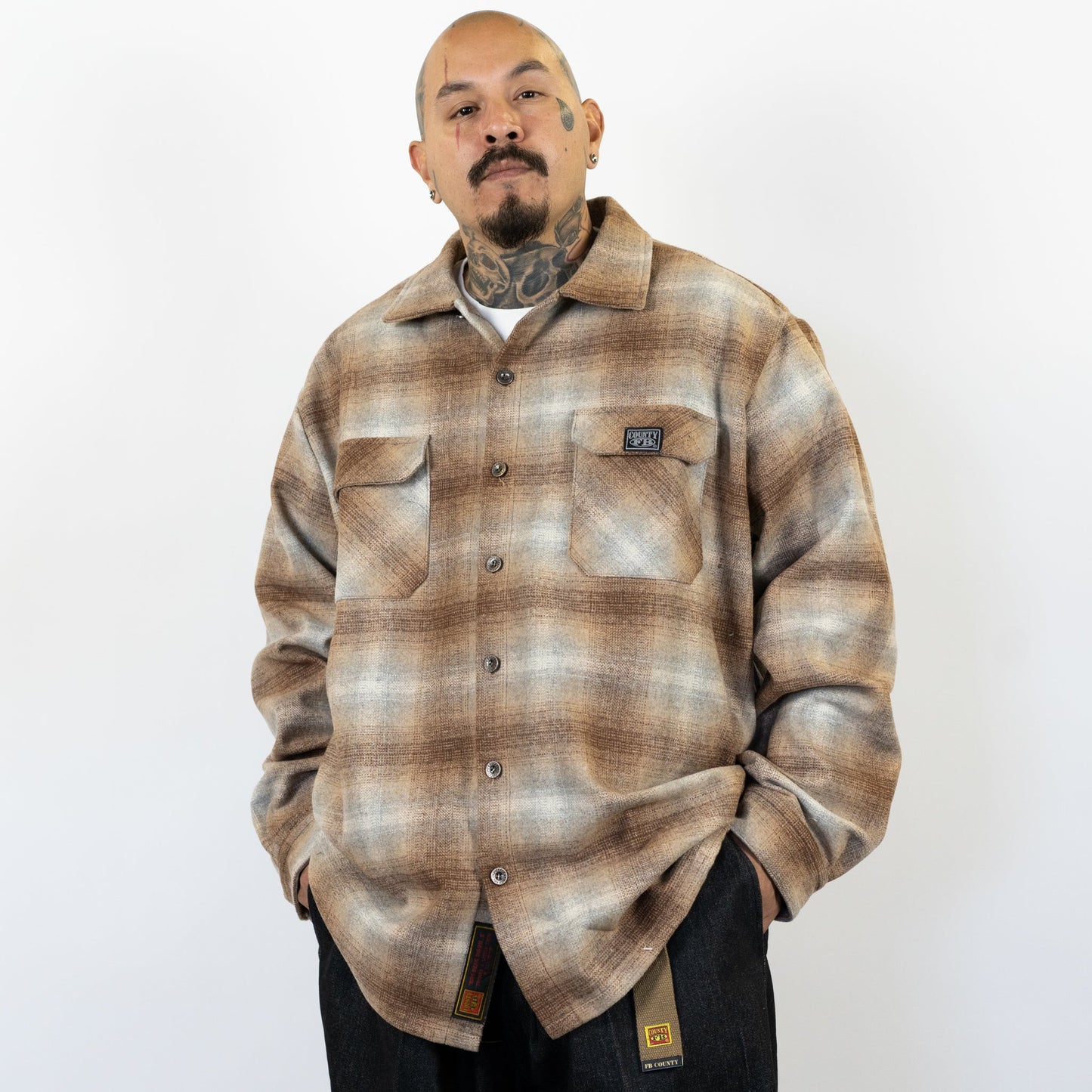 FB County Super Heavyweight Wool Blend Long Sleeve Shirt