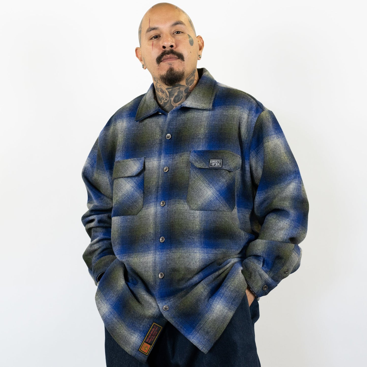 FB County Super Heavyweight Wool Blend Long Sleeve Shirt