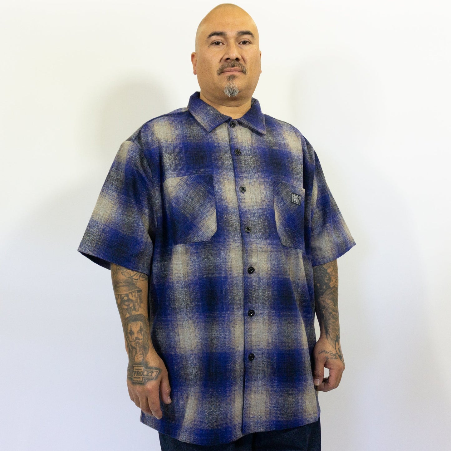 FB County Short Sleeve Wool Shirt - Big & Tall Sizes