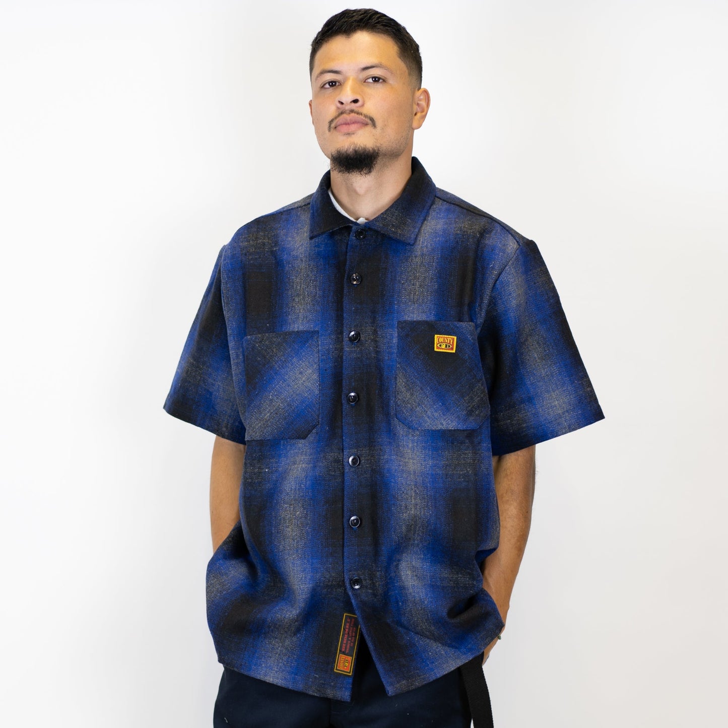 FB County Short Sleeve Wool Shirt - Big & Tall Sizes