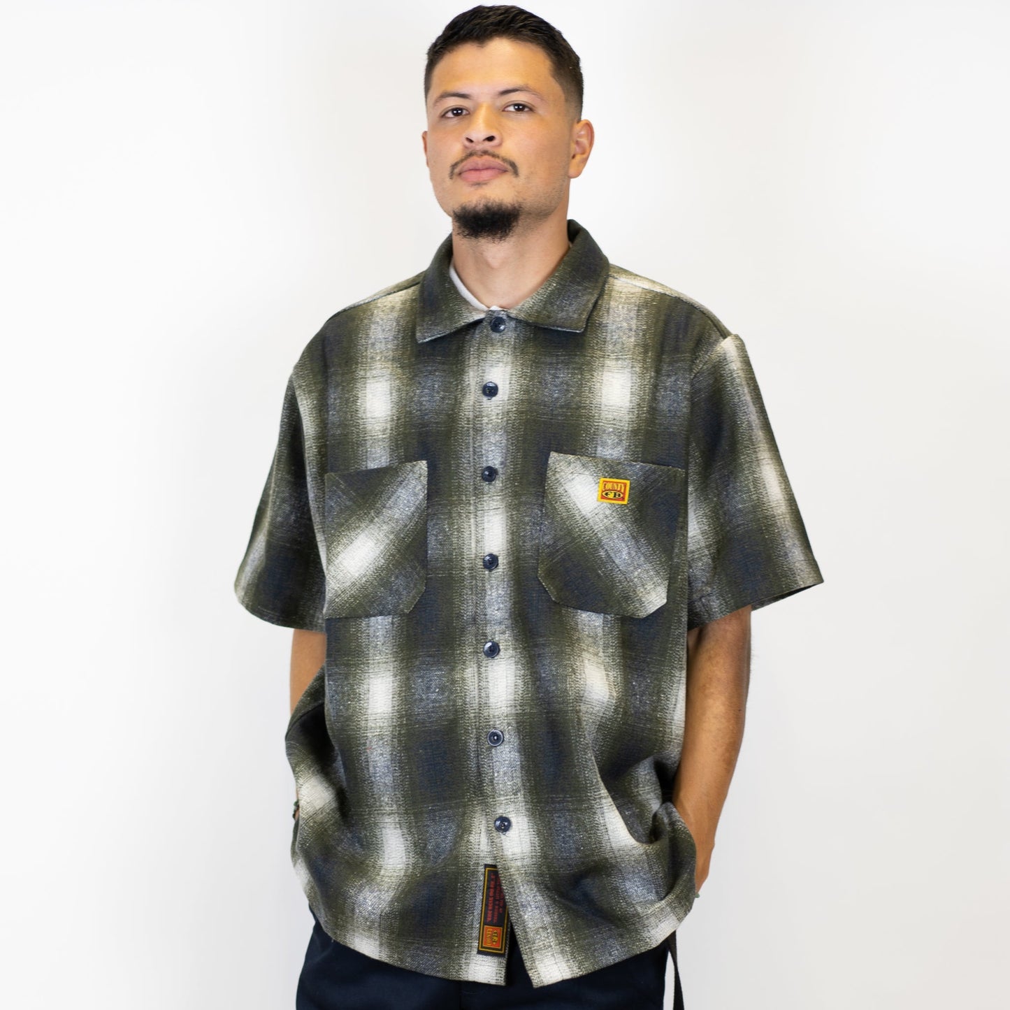 FB County Short Sleeve Wool Shirt - Big & Tall Sizes