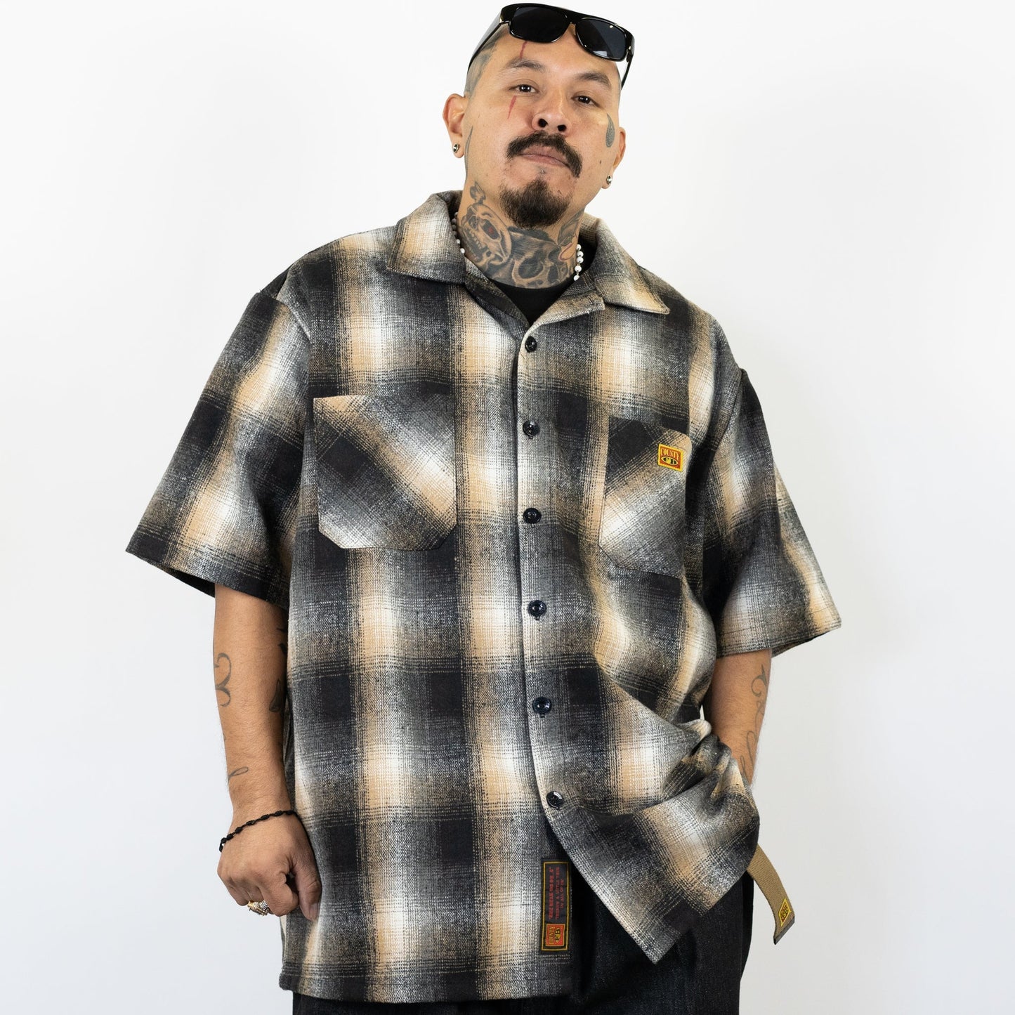 FB County Short Sleeve Wool Shirt - Big & Tall Sizes