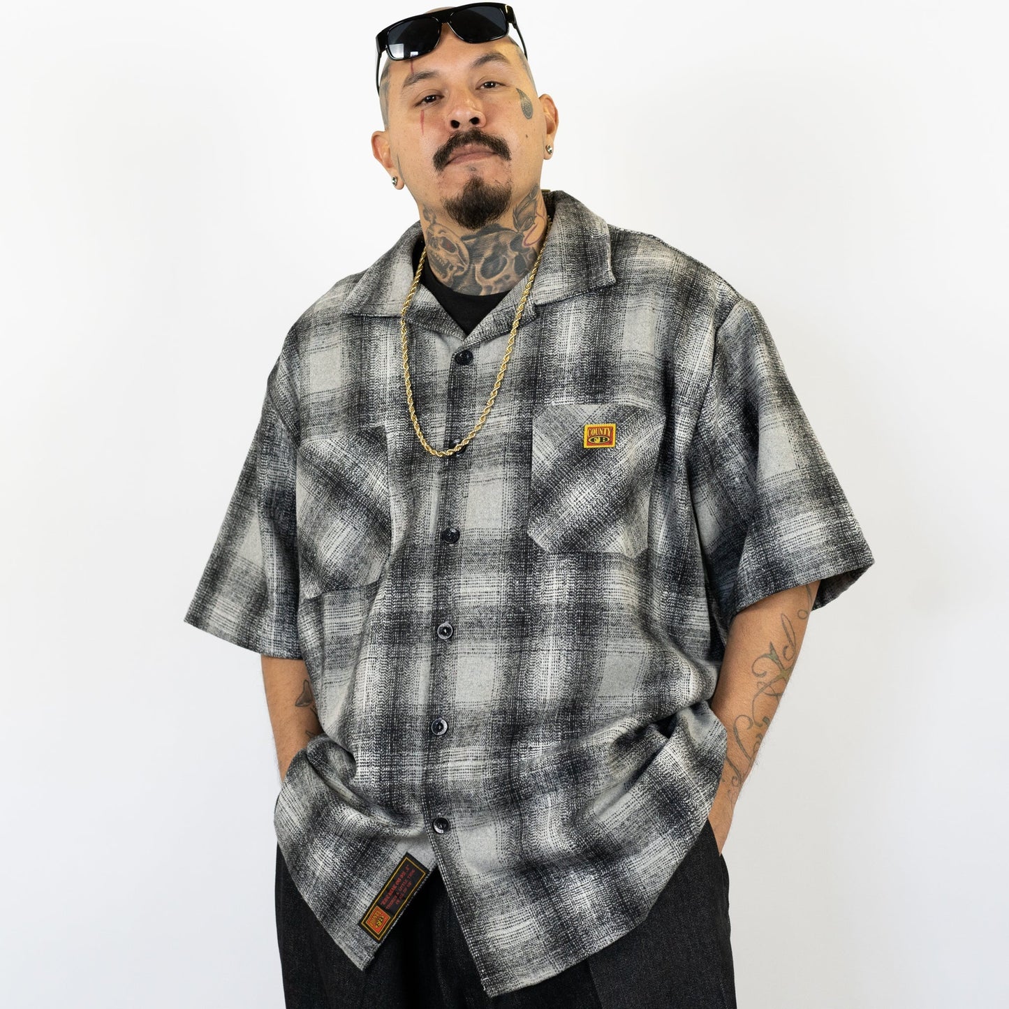 FB County Short Sleeve Wool Shirt - Big & Tall Sizes
