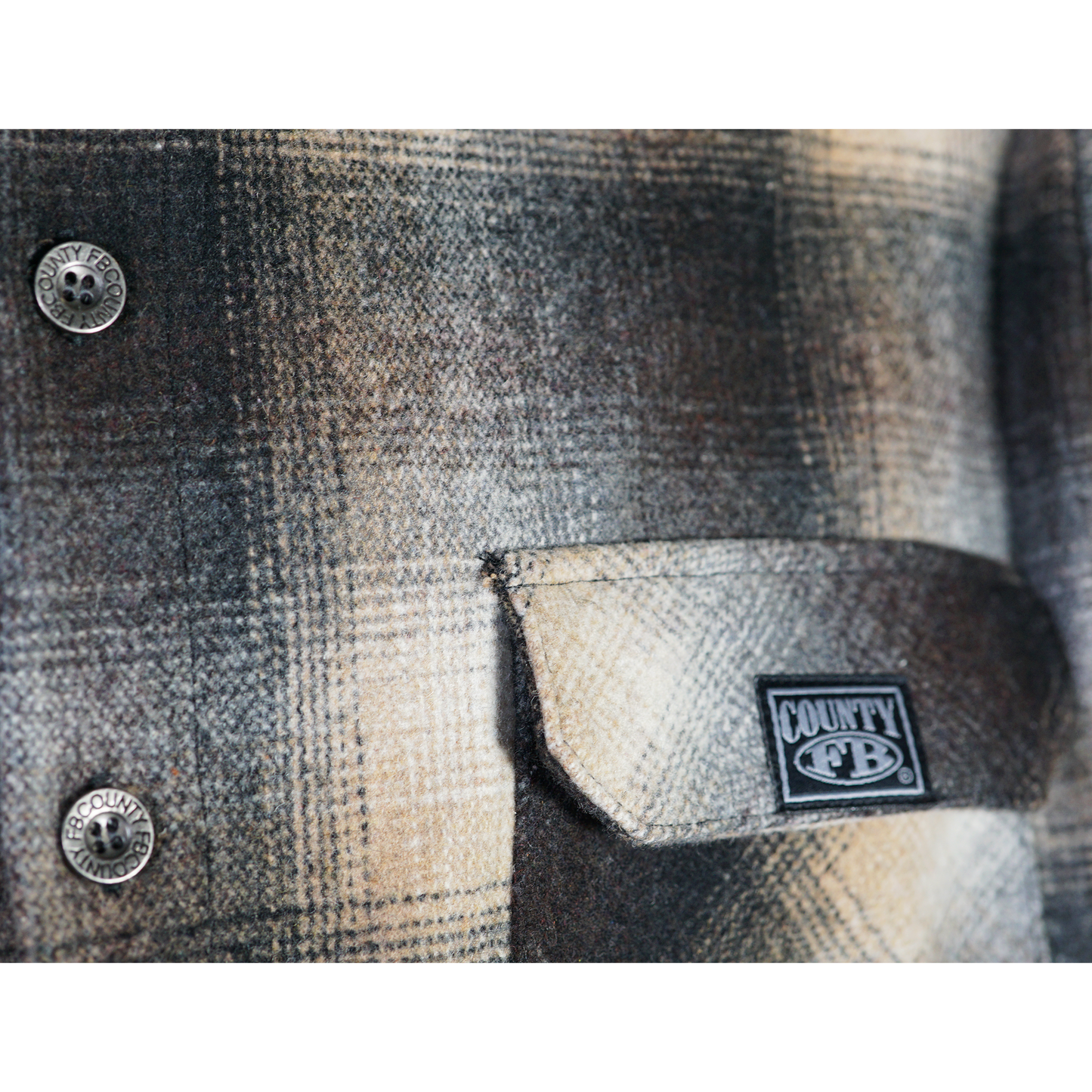 FB County Super Heavyweight Wool Blend Long Sleeve Shirt