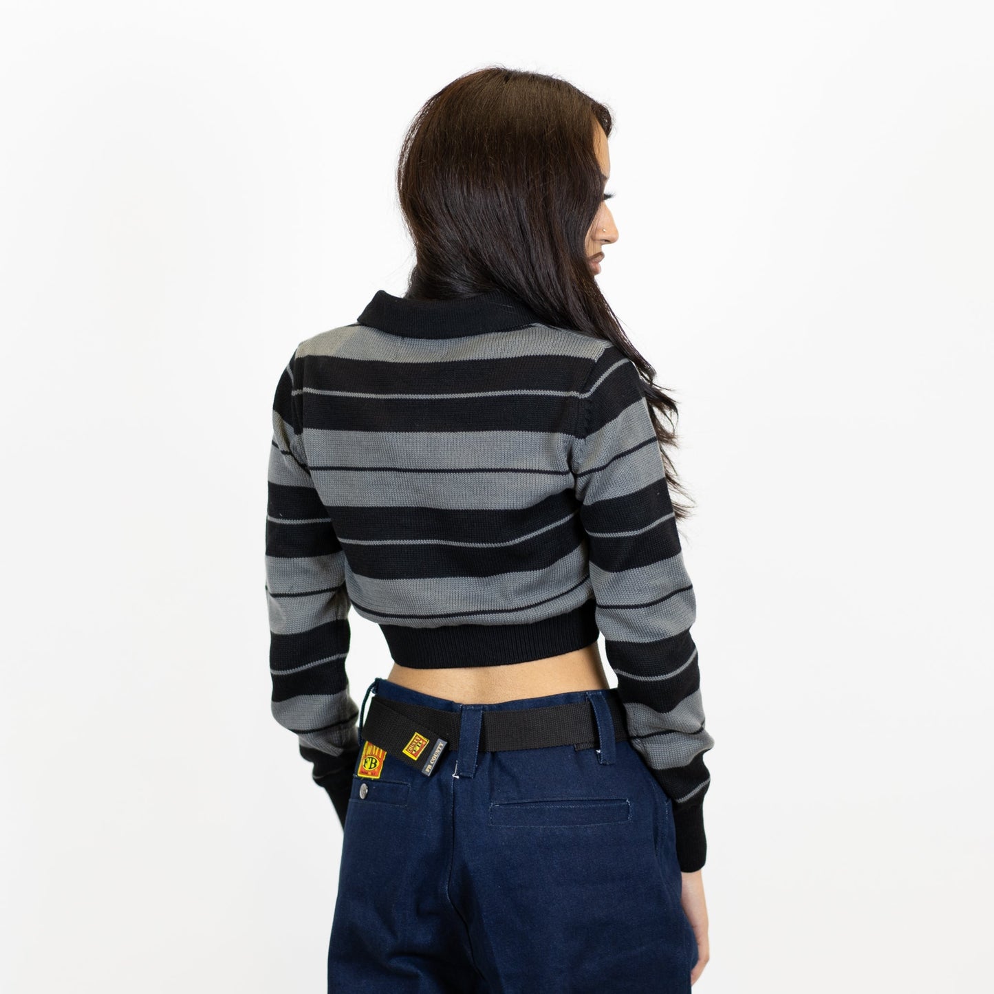 FB County Long Sleeve Charlie Brown Crop Top
