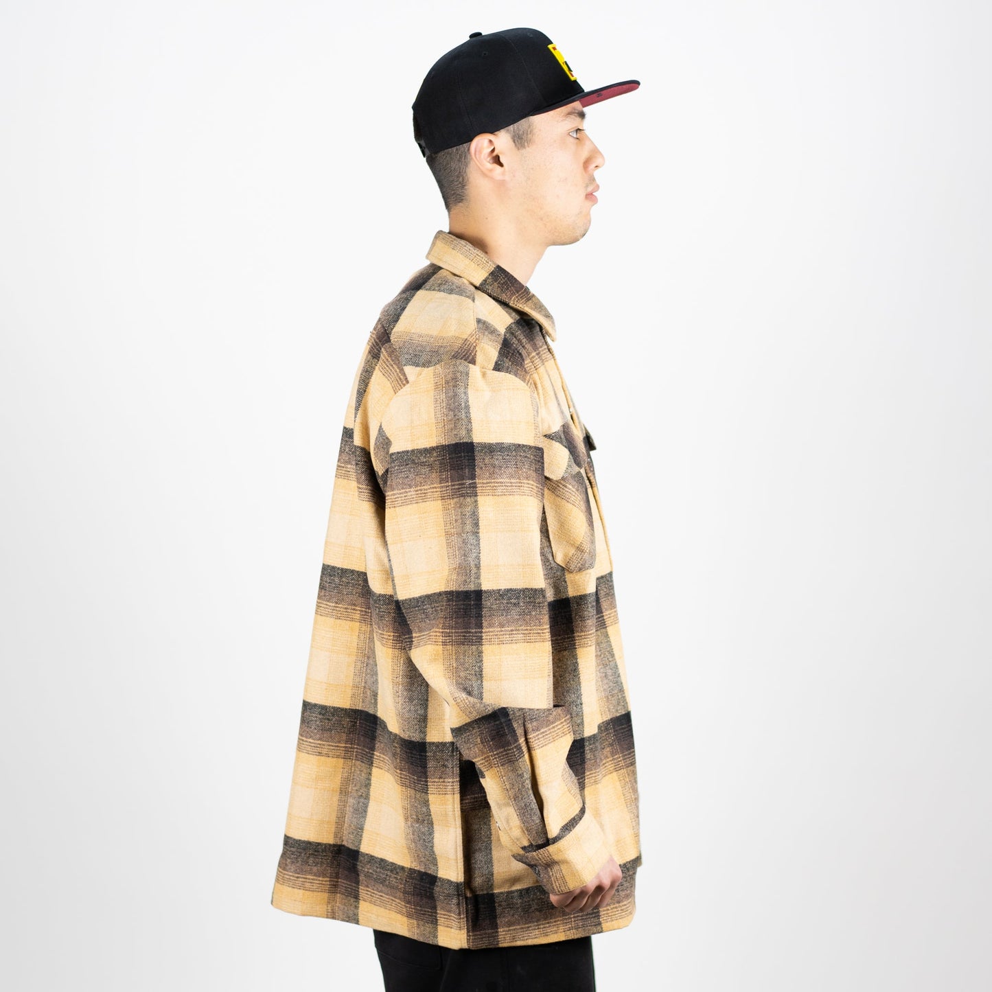 New FB County Super Heavyweight Wool Blend Long Sleeve Shirt