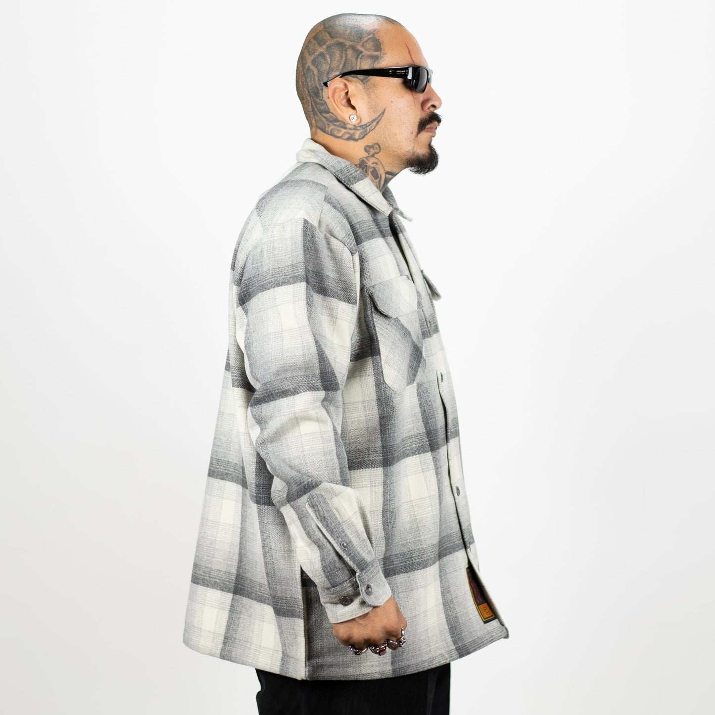New FB County Super Heavyweight Wool Blend Long Sleeve Shirt