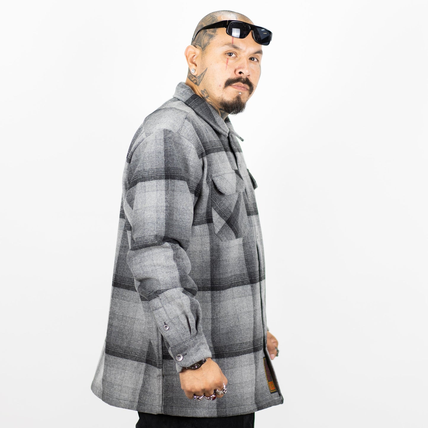 New FB County Super Heavyweight Wool Blend Long Sleeve Shirt