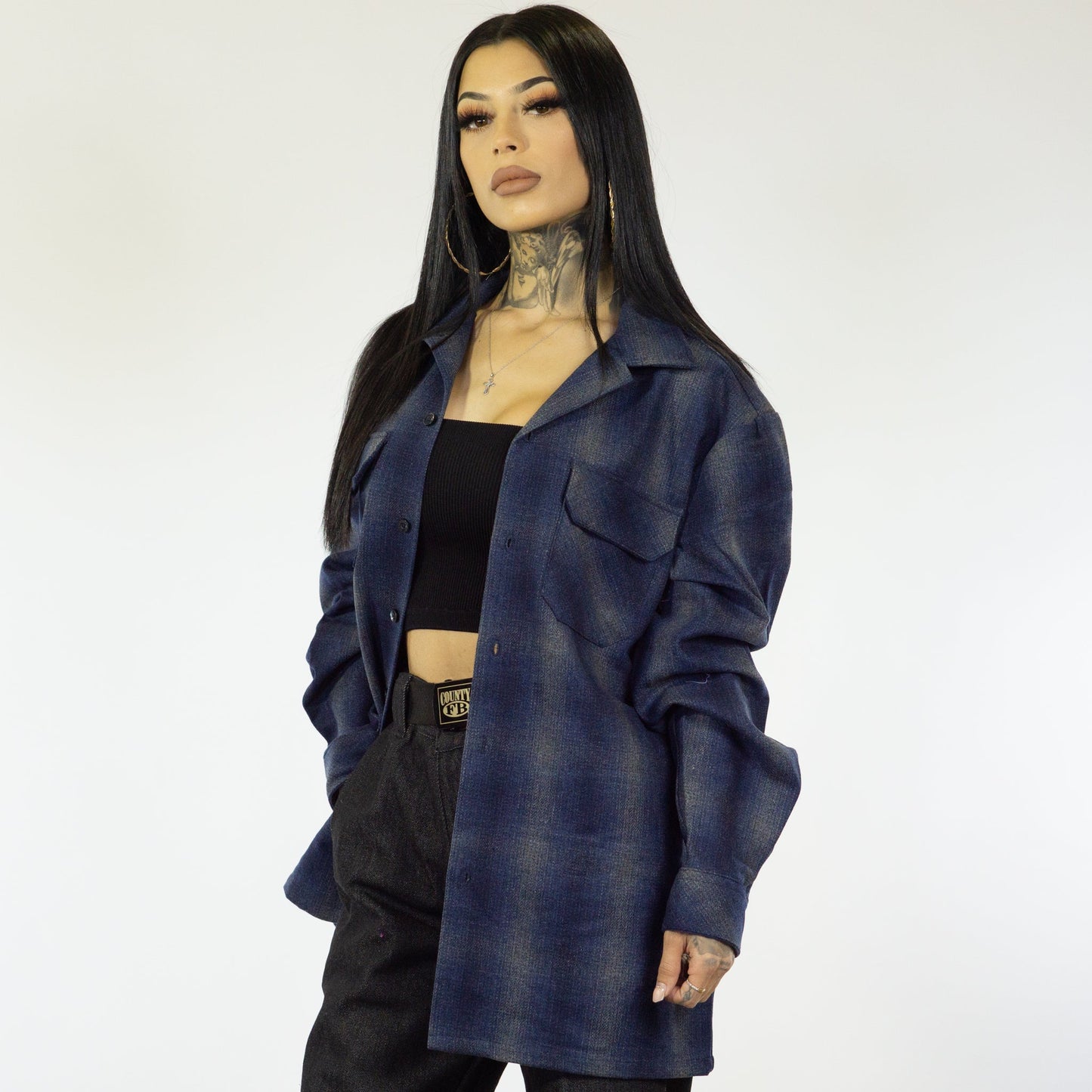 FB County Super Heavyweight Wool Blend Long Sleeve Shirt