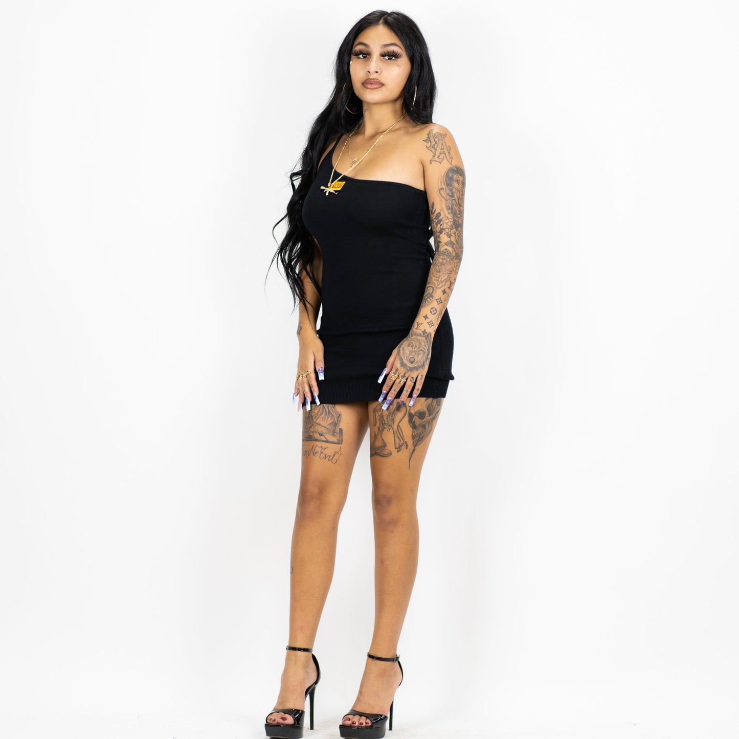 FB County Charlie Brown One Strap Dress