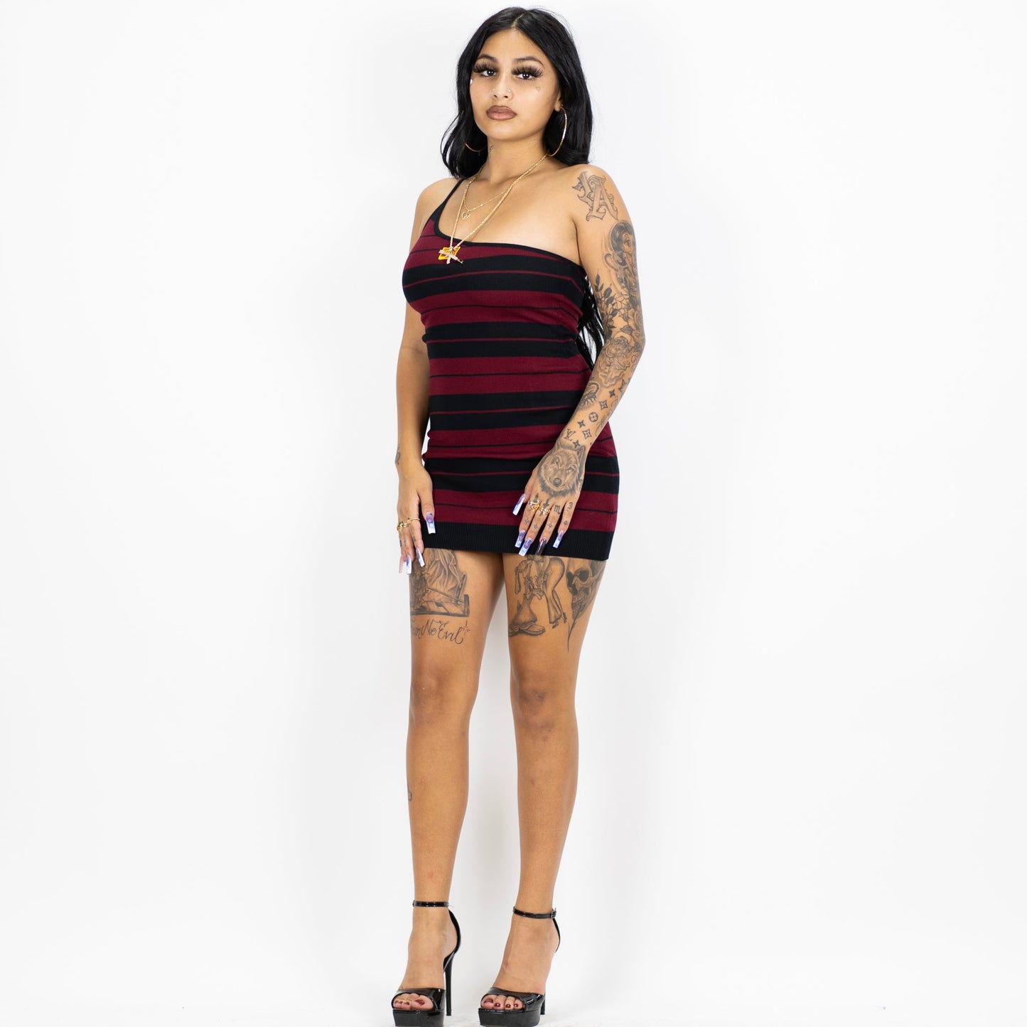 FB County Charlie Brown One Strap Dress