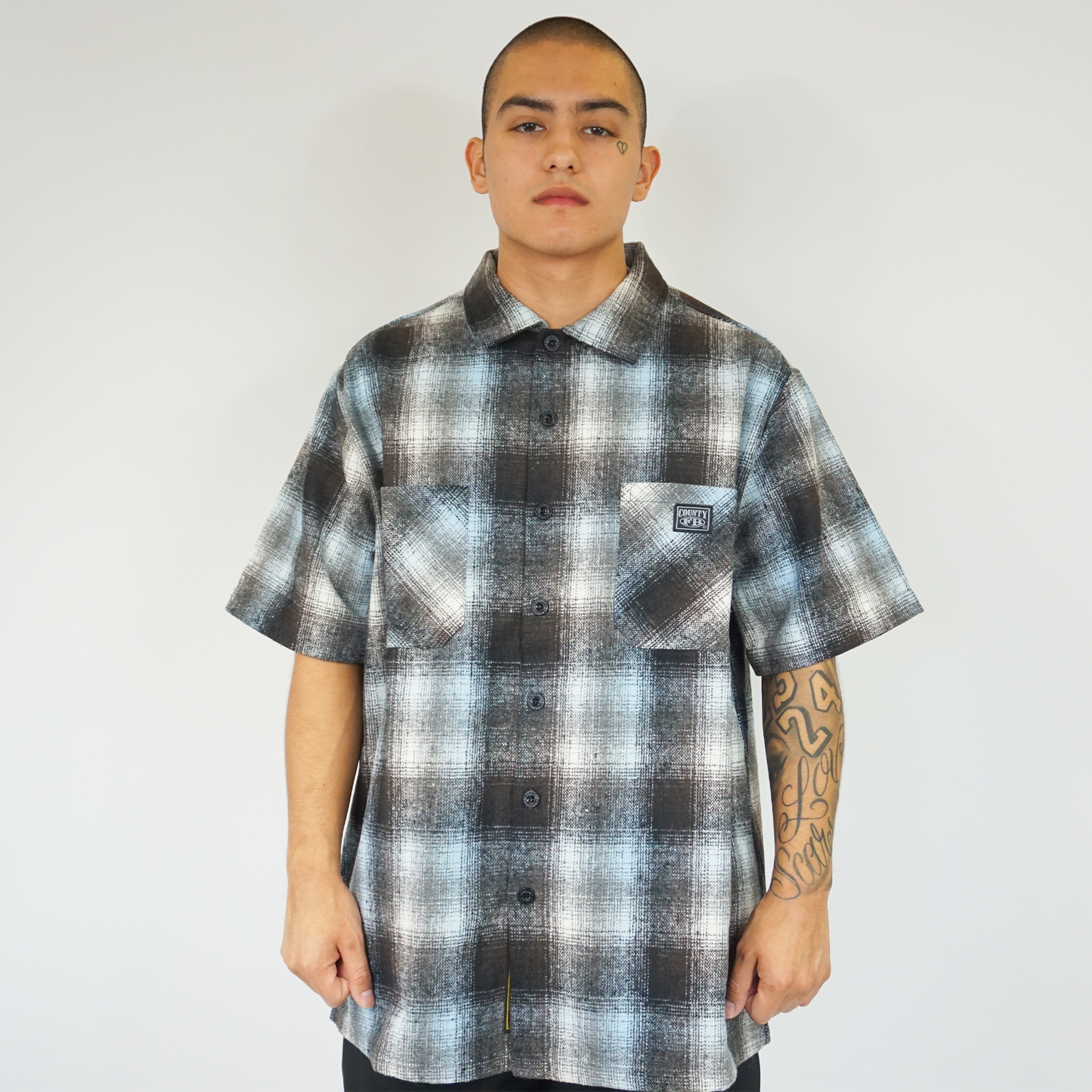 FB County Short Sleeve Wool Shirt - Big & Tall Sizes