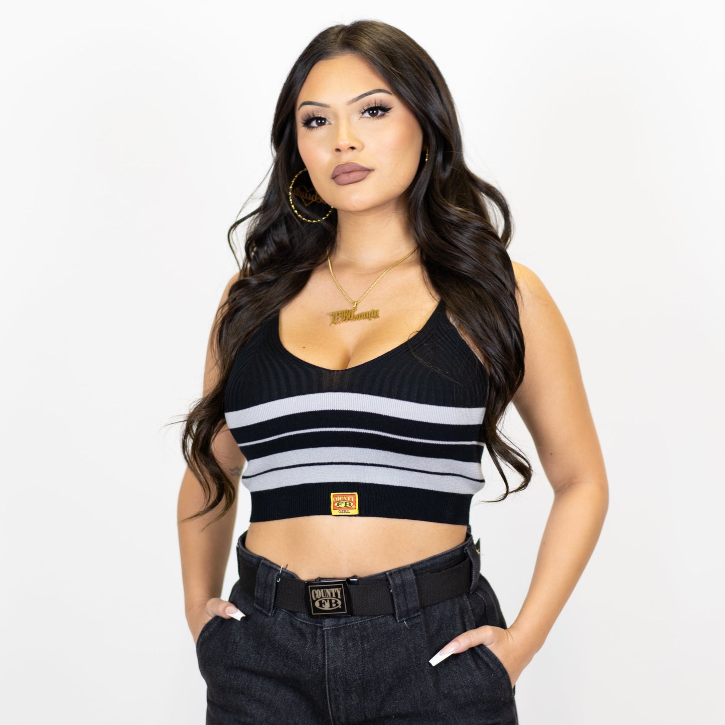 FB County Charlie Brown Spaghetti Strap Tank Top