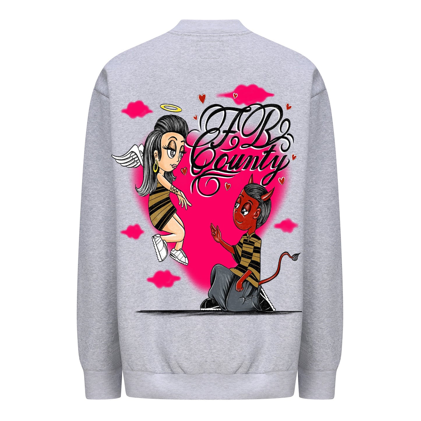 FB County Heavyweight Oversized Love Graphic Fleece Crewneck