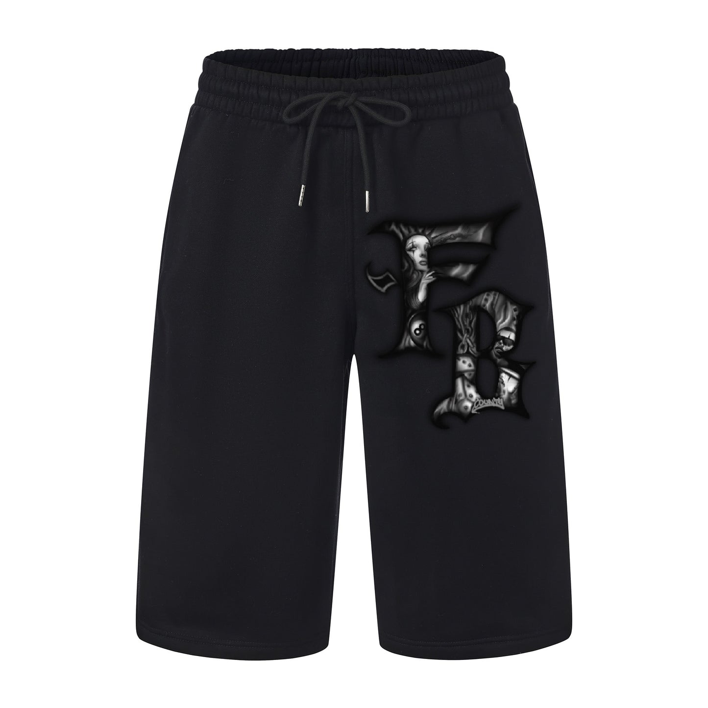 FB County Heavyweight Graphic Baggy Fleece Shorts