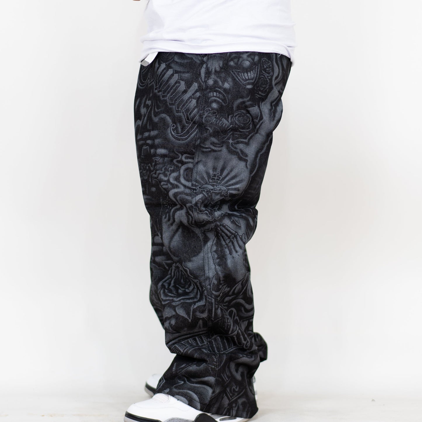 FB County Inked Up Hard Denim Pants