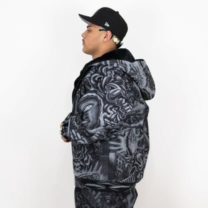 FB County Inked Up Cozy Denim Jacket