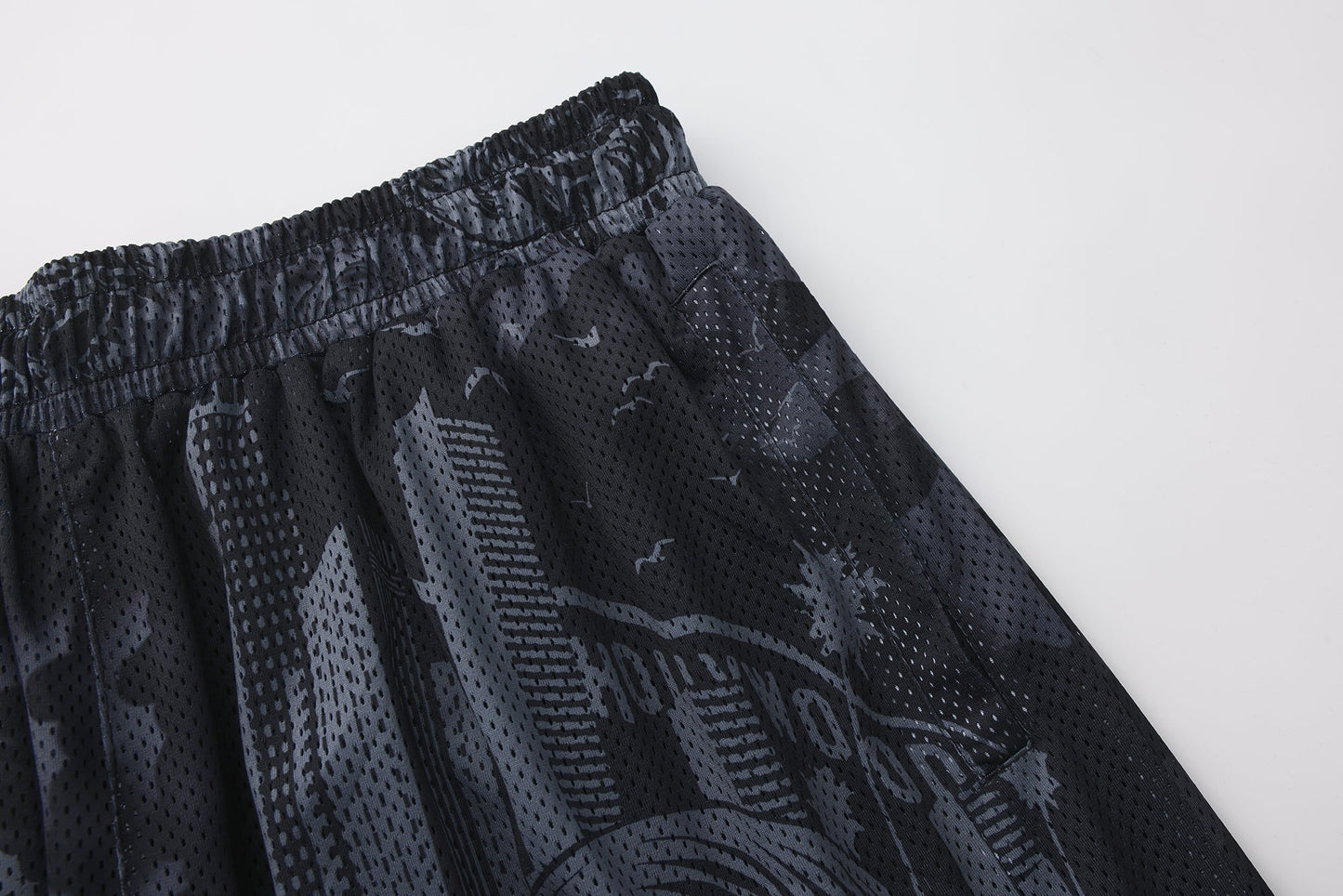 FB County Graffiti Mesh Shorts