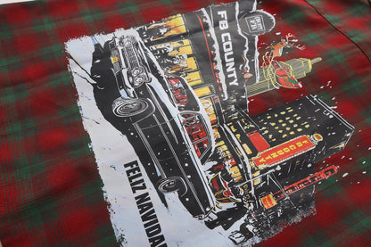 FB County Candy Cane Checker Shirt