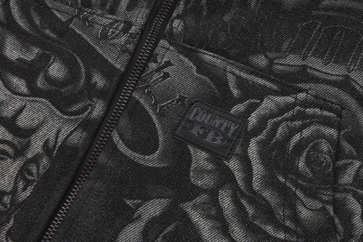 FB County Inked Up Cozy Denim Jacket