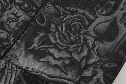 FB County Inked Up Cozy Denim Jacket