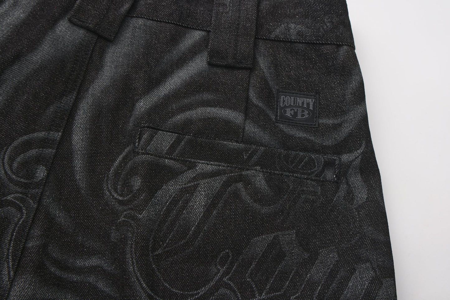 FB County Inked Up Hard Denim Pants