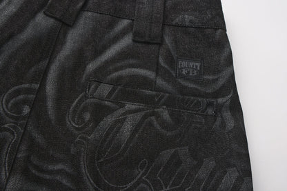 FB County Inked Up Hard Denim Pants