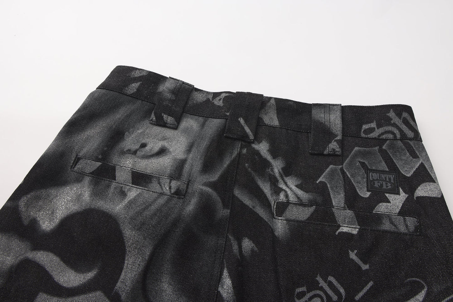 FB County Tatted Up Hard Denim Pants