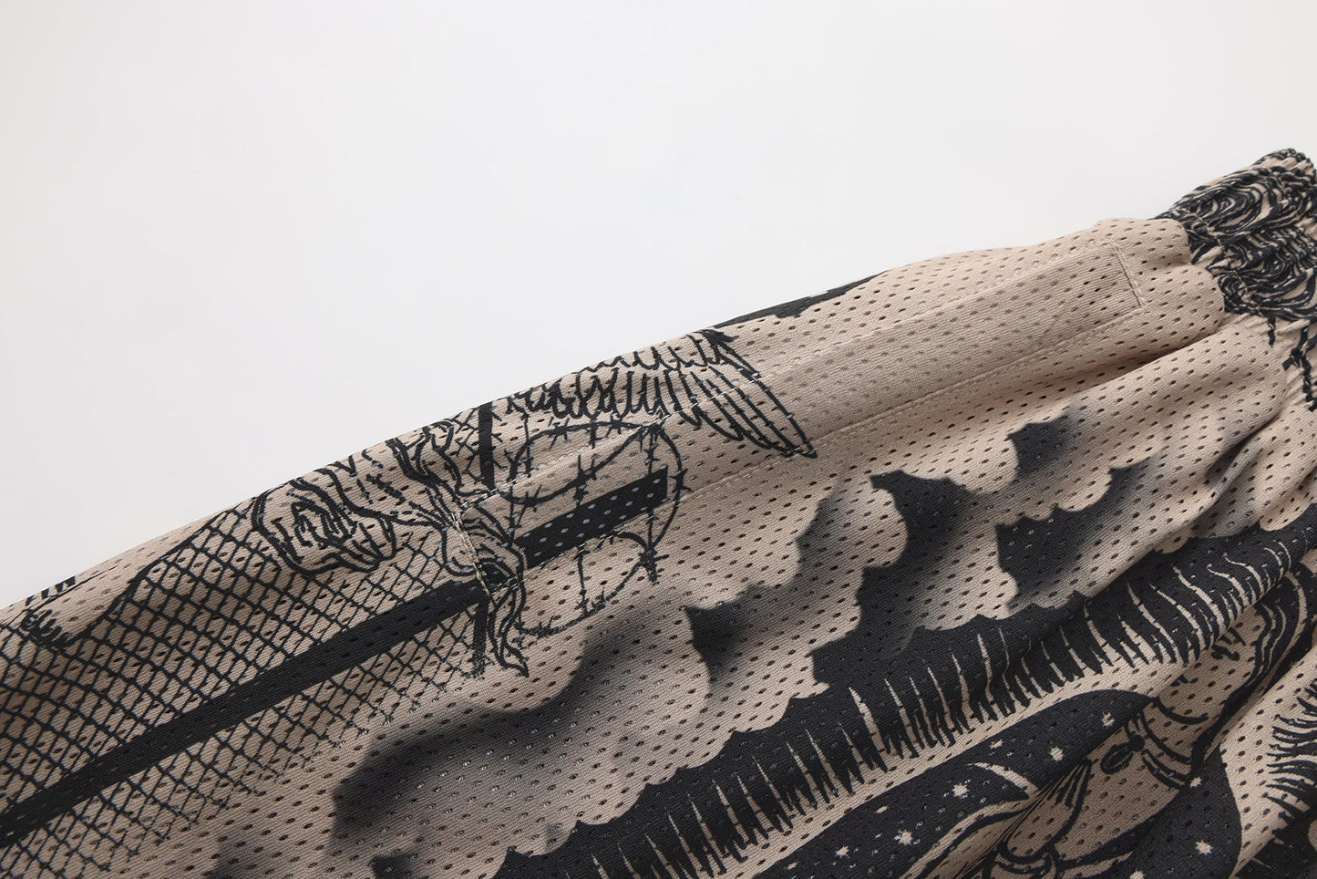 FB County Graffiti Mesh Shorts