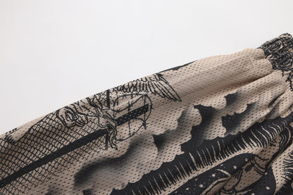 FB County Graffiti Mesh Shorts