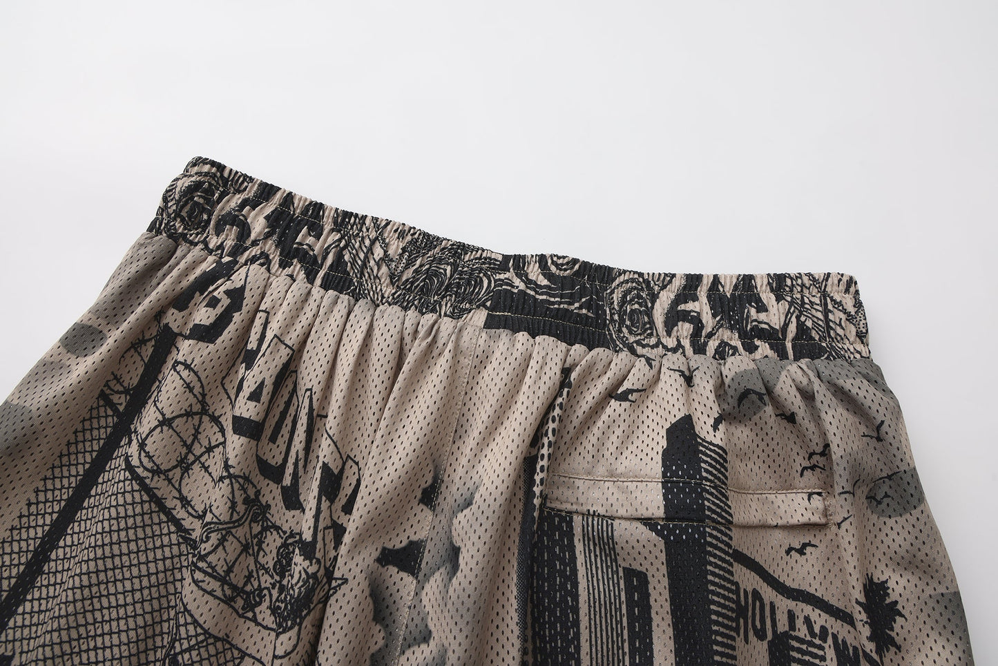 FB County Graffiti Mesh Shorts