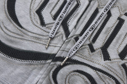 FB County Rhinestone Tatted Up Hoodie