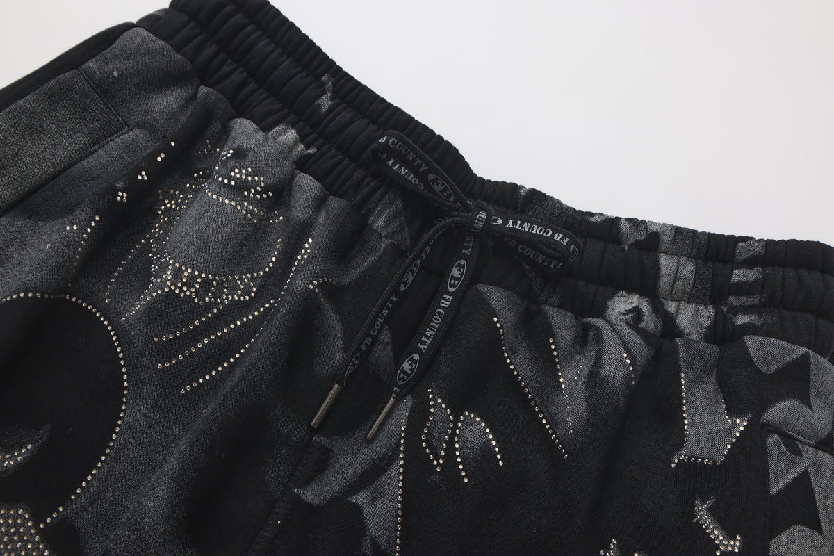 FB County Rhinestone Tatted Up Sweatpant