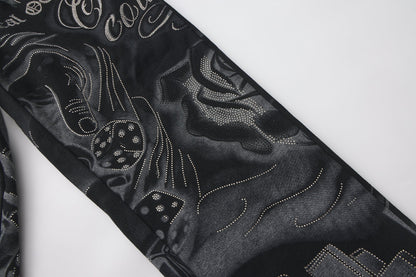 FB County Rhinestone Tatted Up Sweatpant