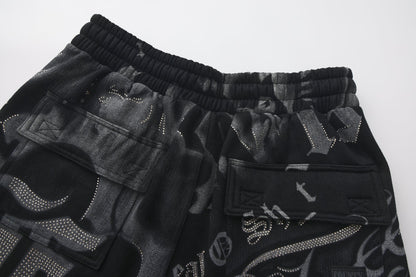 FB County Rhinestone Tatted Up Sweatpant