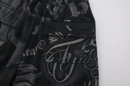 FB County Rhinestone Tatted Up Sweatpant