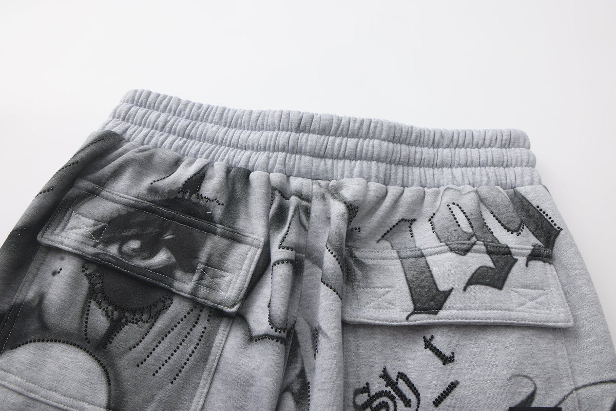 FB County Rhinestone Tatted Up Sweatpant