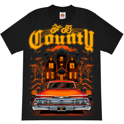 FB County Halloween Graphic Heavy Hard T-Shirts - (JUMBO PRINTS)