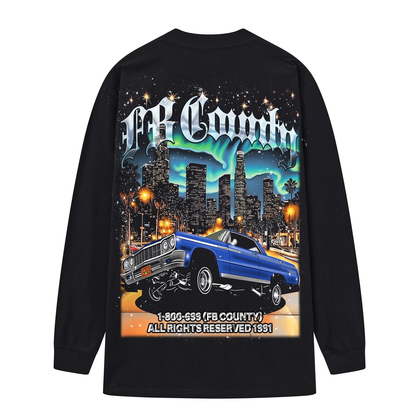 FB County Graphic Long Sleeve Tee