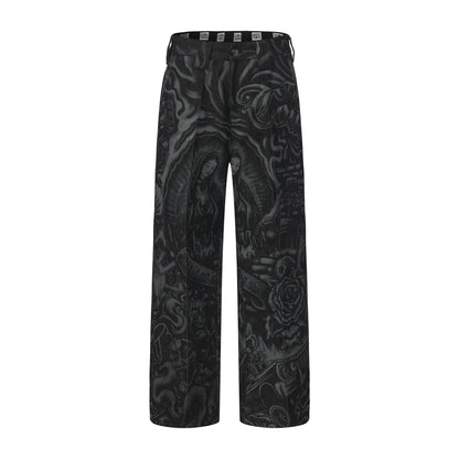 FB County Inked Up Hard Denim Pants