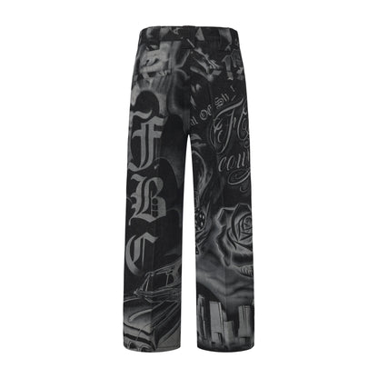FB County Tatted Up Hard Denim Pants