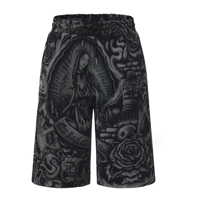 FB County Inked Up Baggy Fleece Shorts